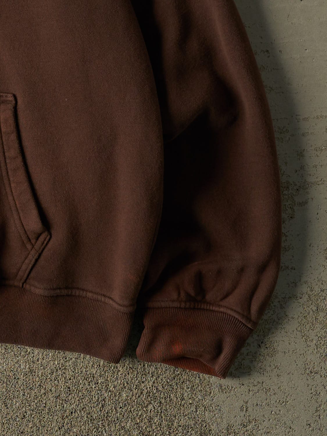 Vintage Y2K Brown Blank Hoodie (M/L)