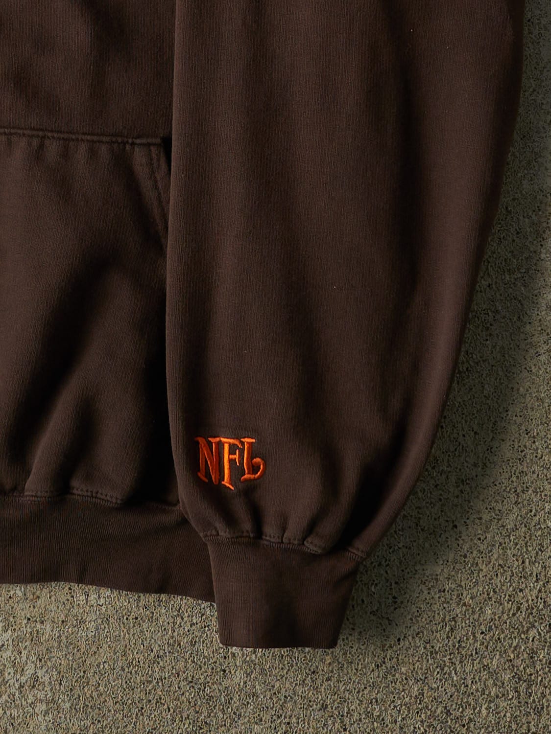 Vintage Y2K Brown Cleveland Browns Embroidered Hoodie (M/L)