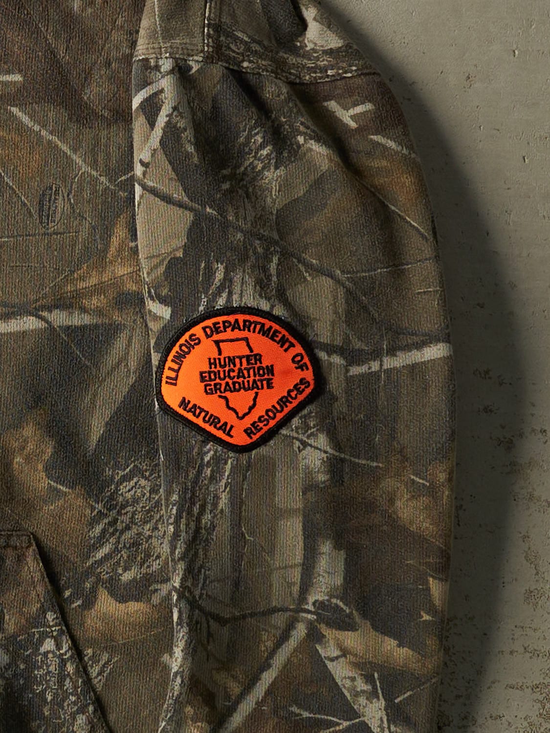 Vintage Y2K Camo Realtree Zip Up Hoodie (L/XL)