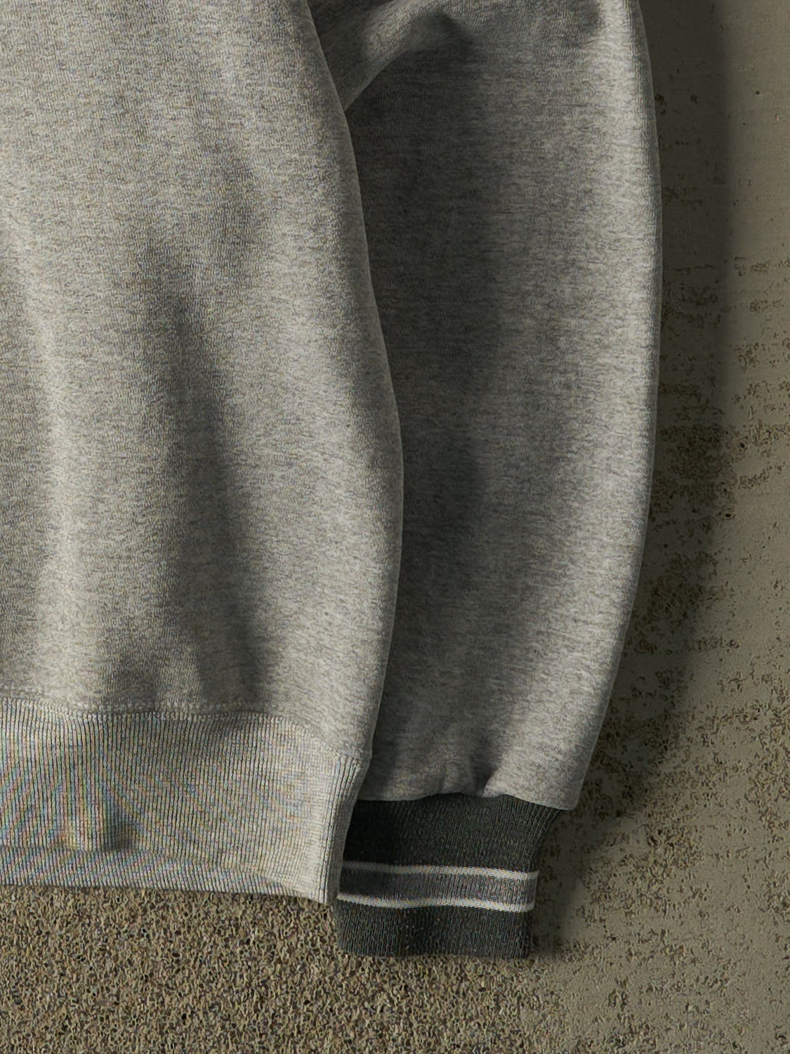 Vintage 90s Grey Virginia Beach Quarter Zip Sweater (L/XL)