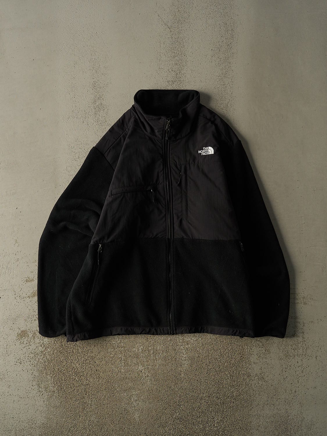 Vintage Y2K Black The North Face Denali Fleece Jacket (XXL)