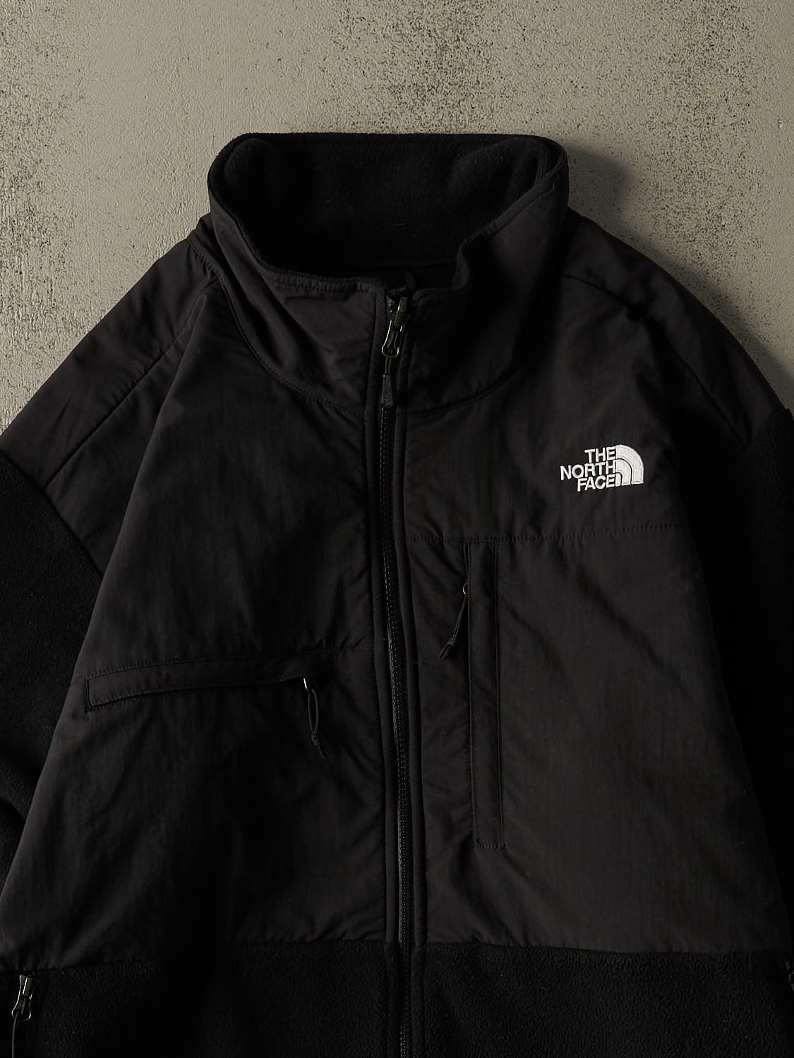 Vintage Y2K Black The North Face Denali Fleece Jacket (XXL)