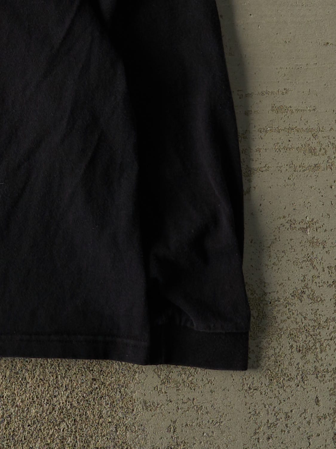 Vintage Y2K Black Nike Middle Swoosh Long Sleeve (S/M)