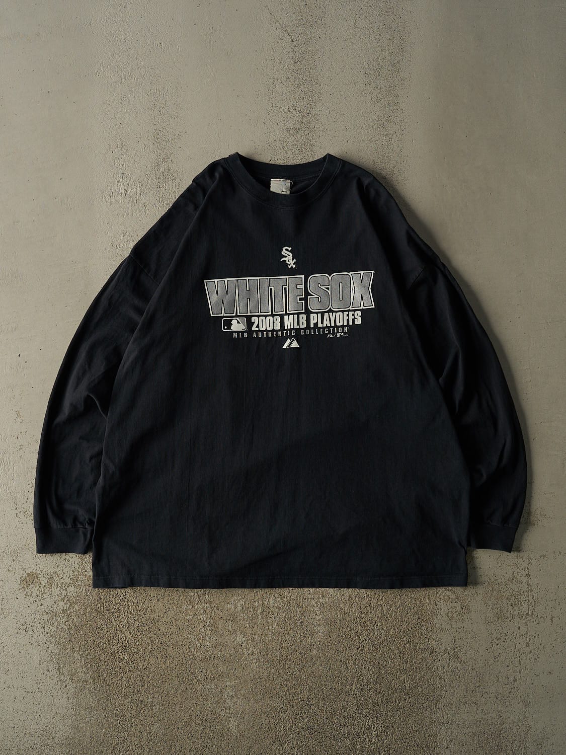 Vintage 08' Black Chicago White Sox Long Sleeve (XXL/XXXL)