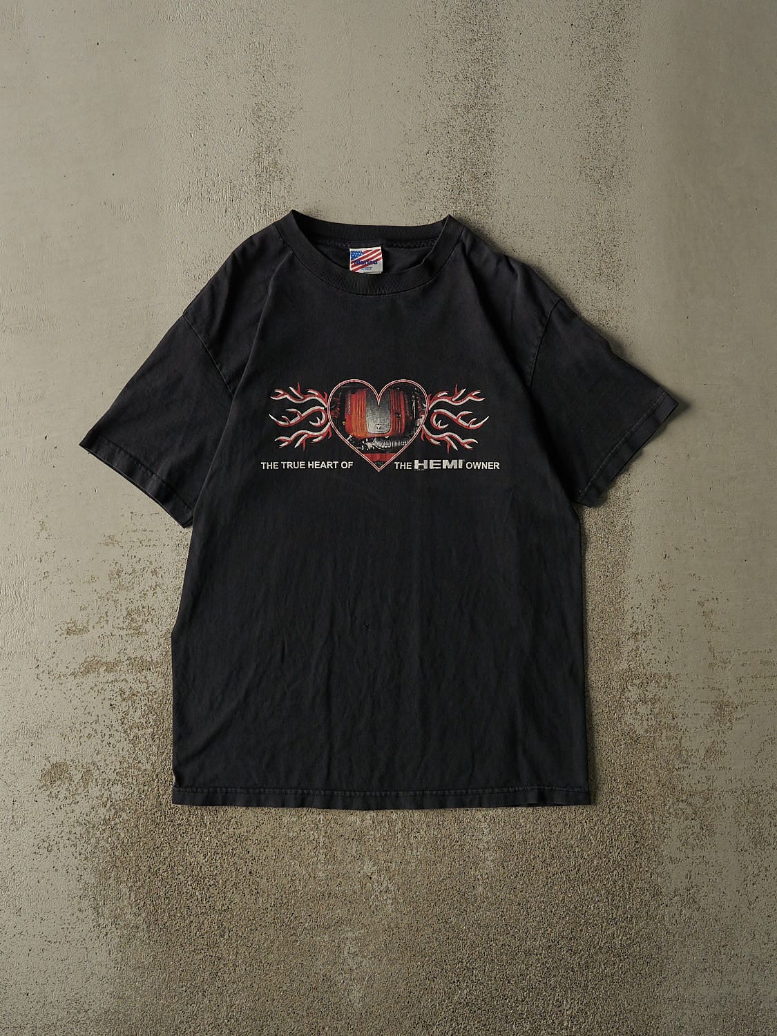 Vintage 05' Faded Black Dodge Hemi Tee (L/XL)