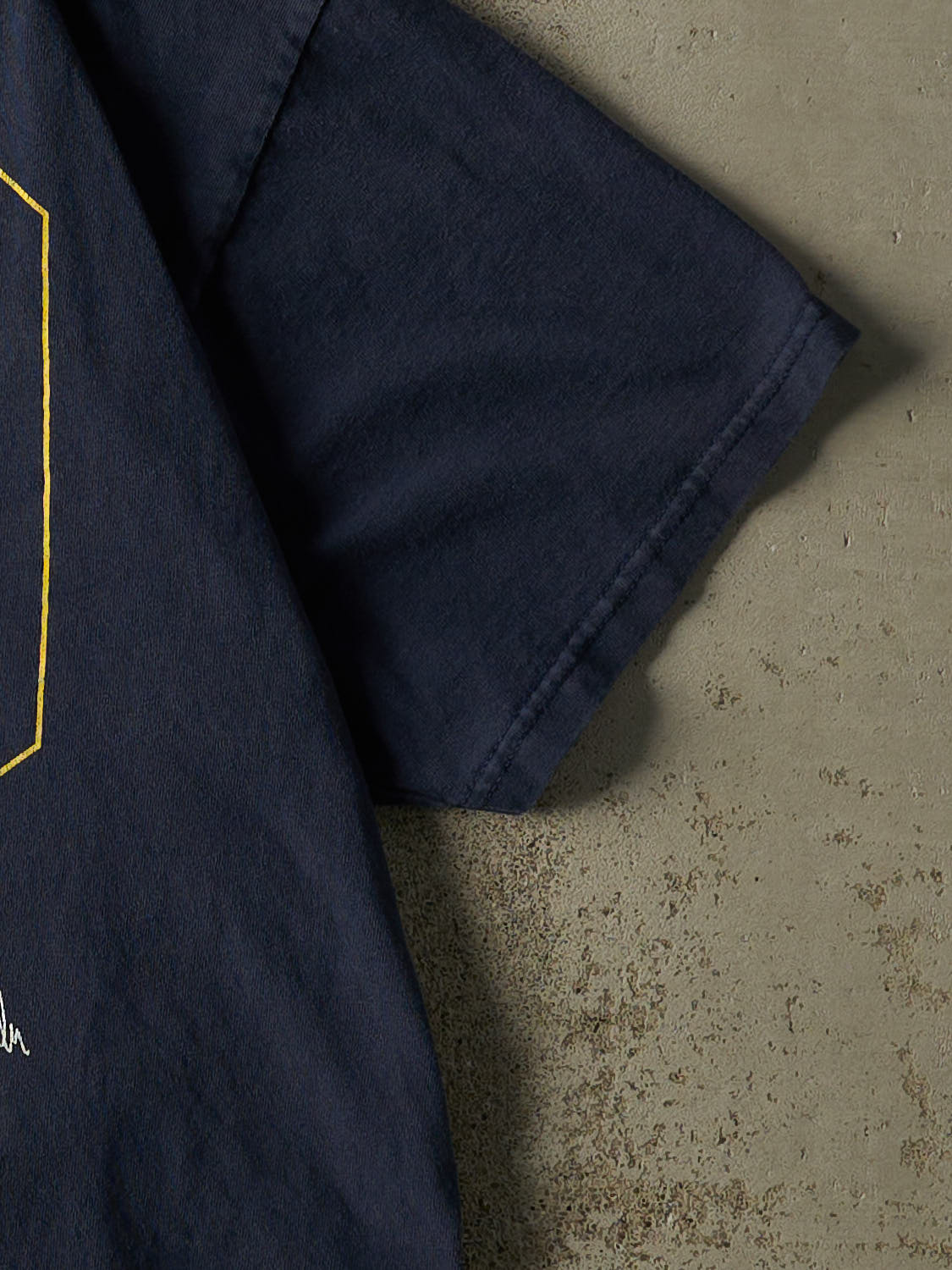 Vintage Y2K Navy Blue University of Michigan "Bo Schembechler" Tee (L/XL)