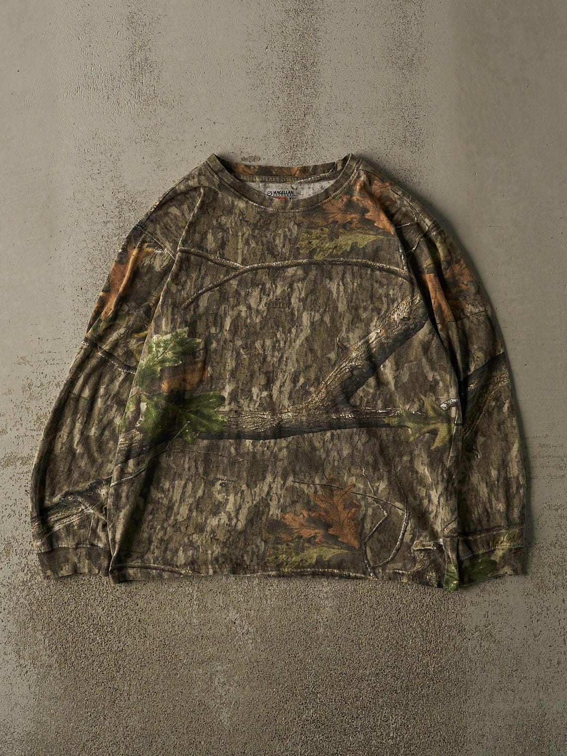 Vintage Y2K Camo Mossy Oak Long Sleeve (L/XL)