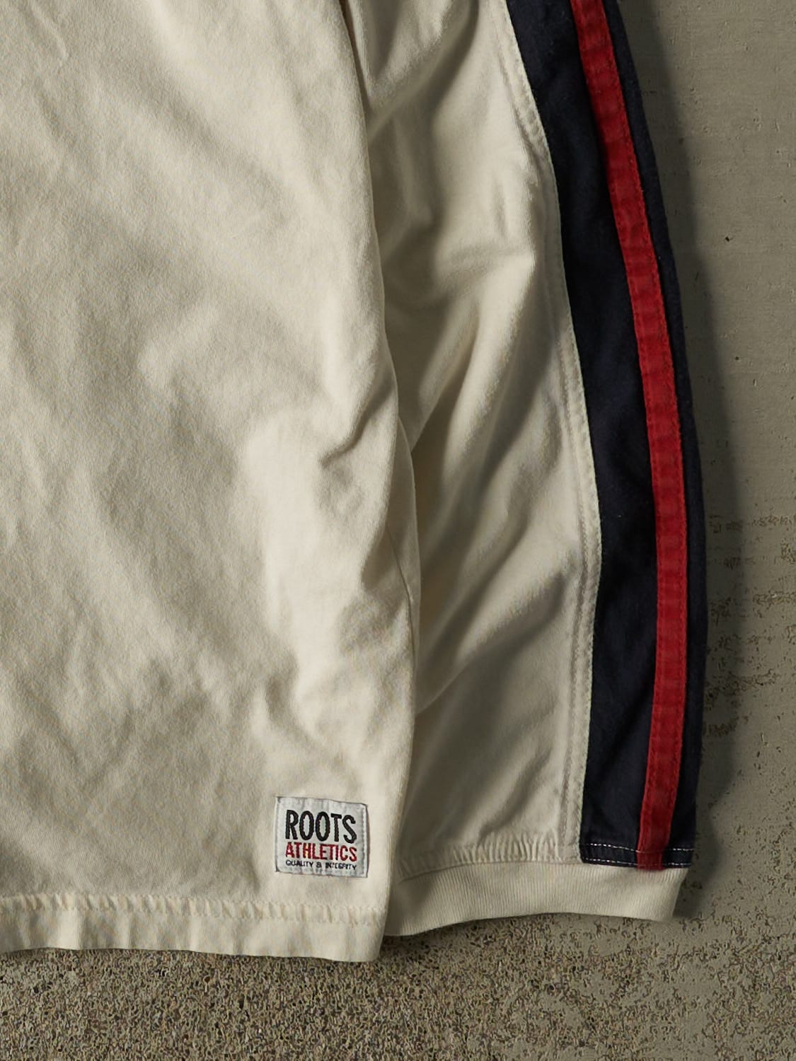 Vintage Y2K Beige Roots Athletics Long Sleeve (XL)