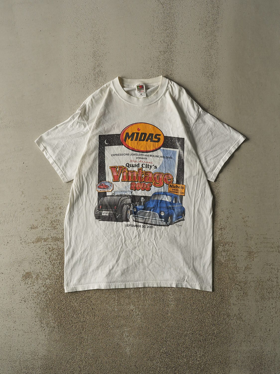 Vintage 01' White Midas Vintage Rods Tee (XL/XXL)