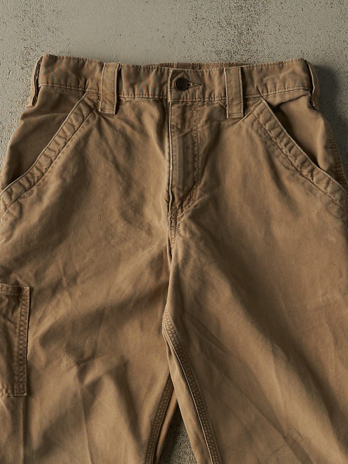 Vintage 90s Beige Carhartt Carpenter Pants (28x28.5)