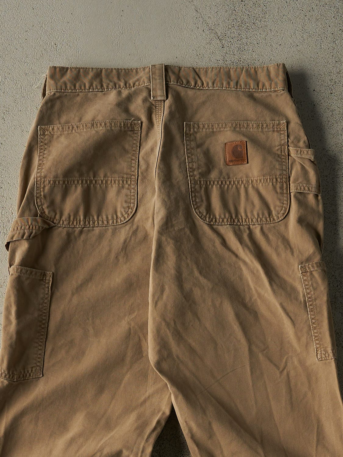 Vintage 90s Beige Carhartt Carpenter Pants (28x28.5)