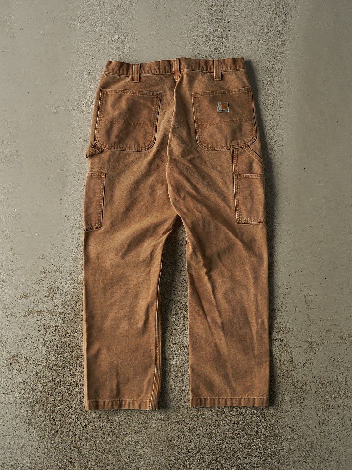 Vintage Y2K Beige Carhartt Double Knee Carpenter Pants (31x29)