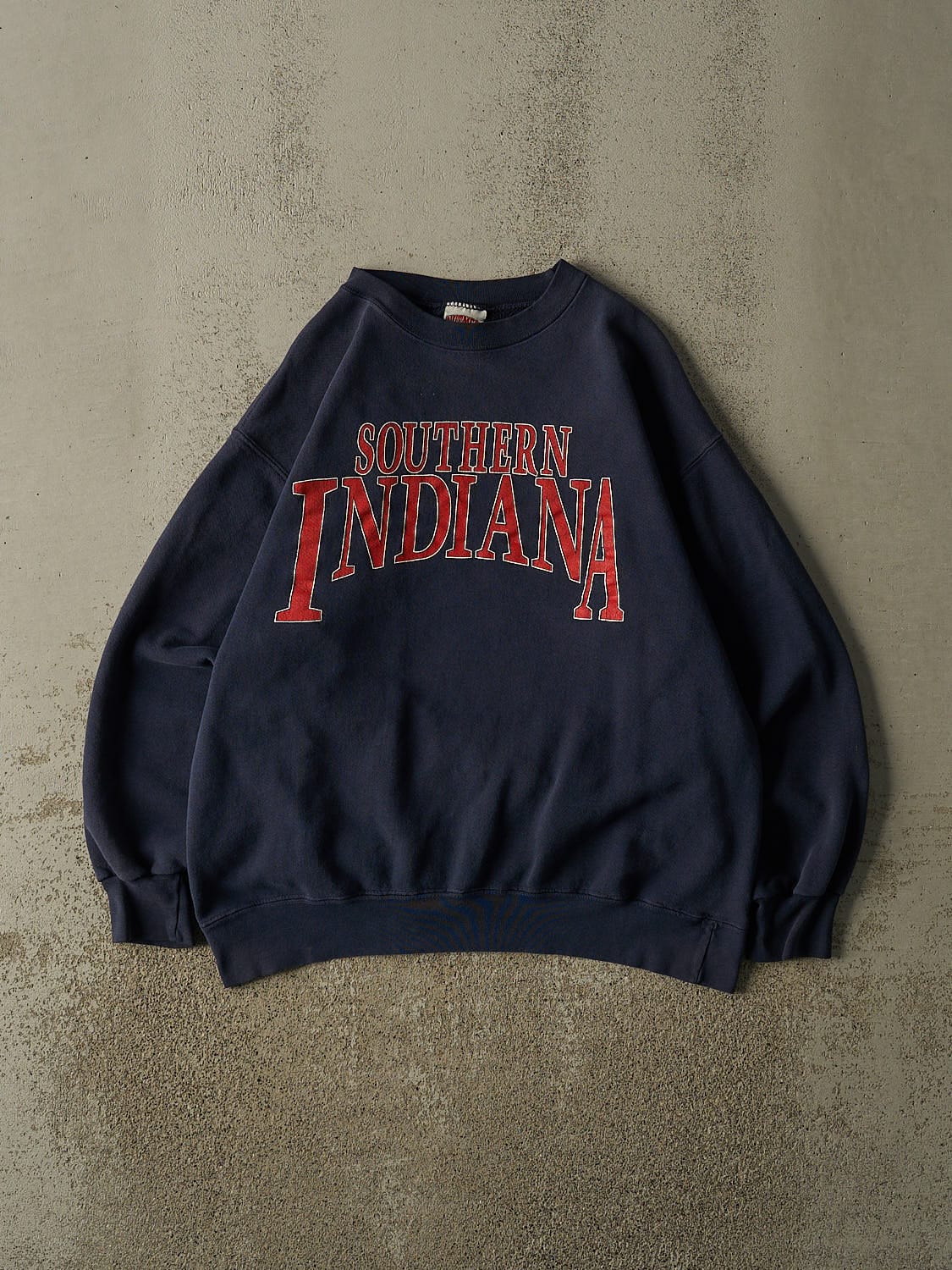 Vintage 90s Navy Blue Southern Indiana University Crewneck (L)