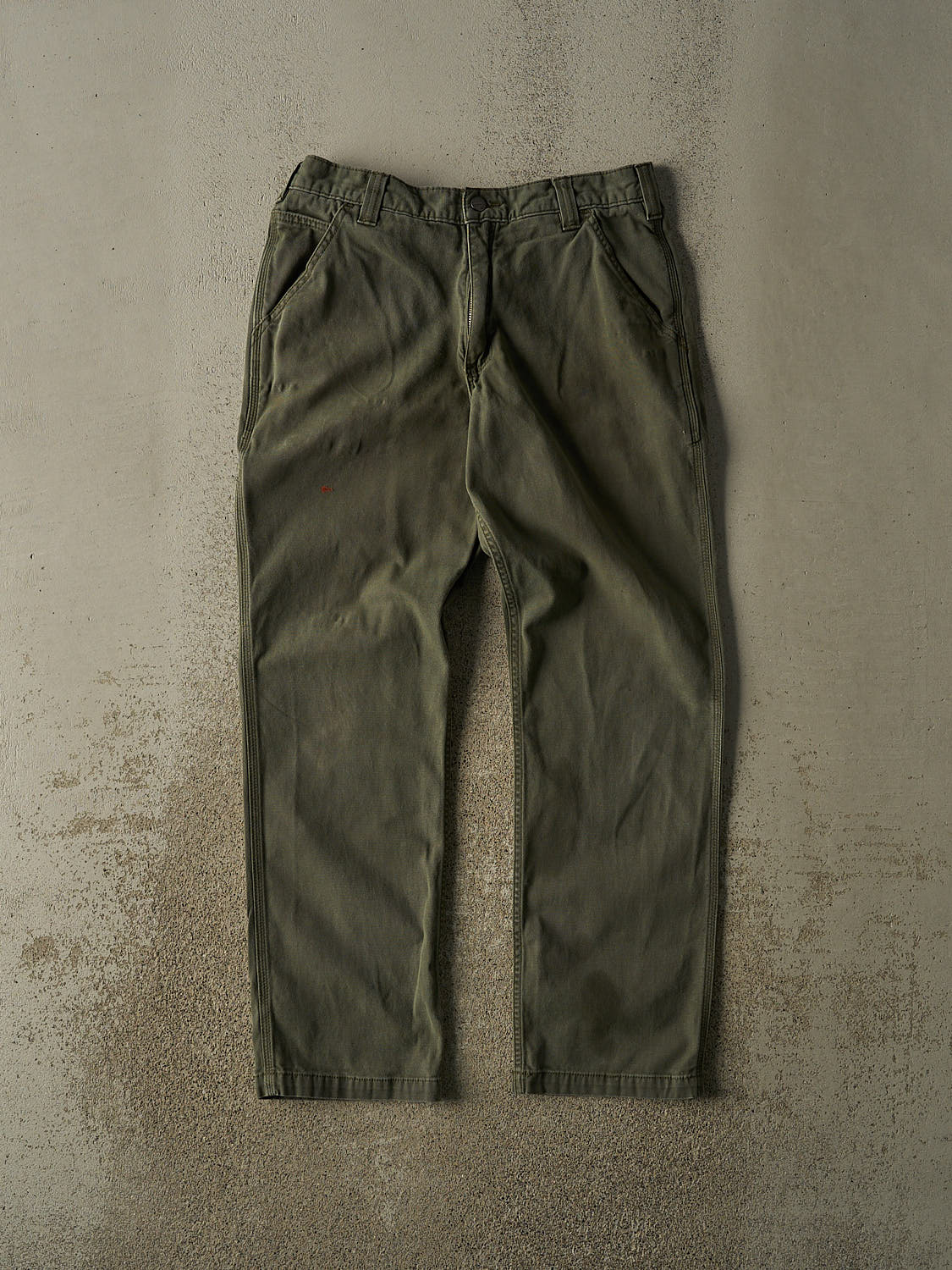 Vintage Y2K Green Carhartt Work Pants (32x30.5)