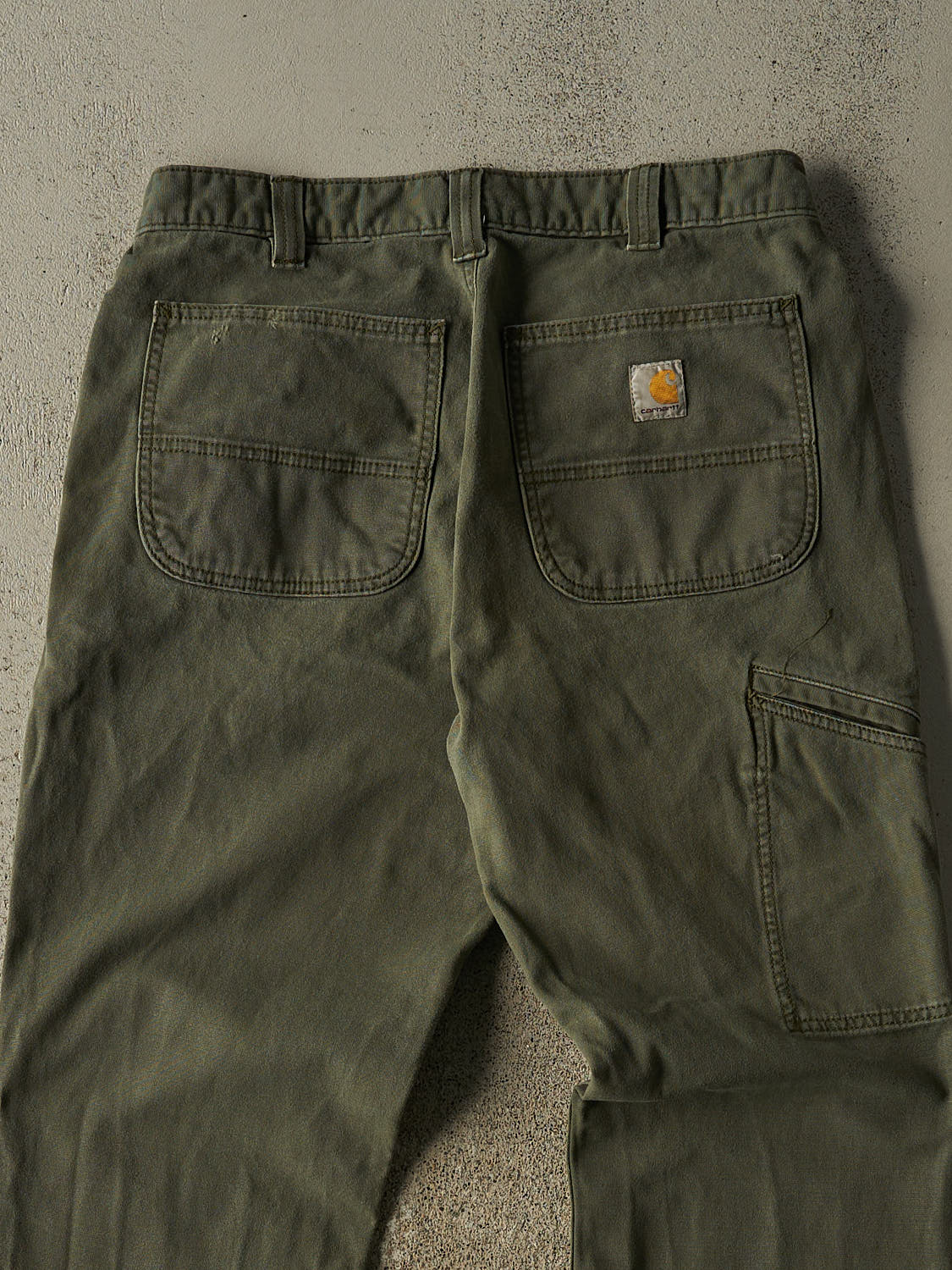Vintage Y2K Green Carhartt Work Pants (32x30.5)