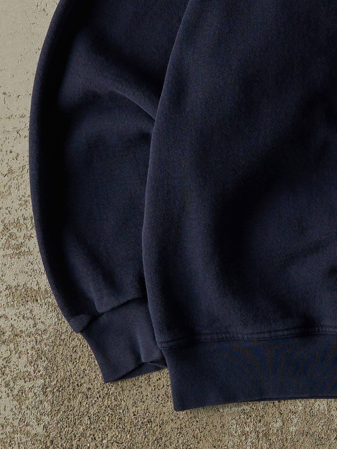 Vintage 90s Navy Blue University of Michigan Wolverines Crewneck (L)