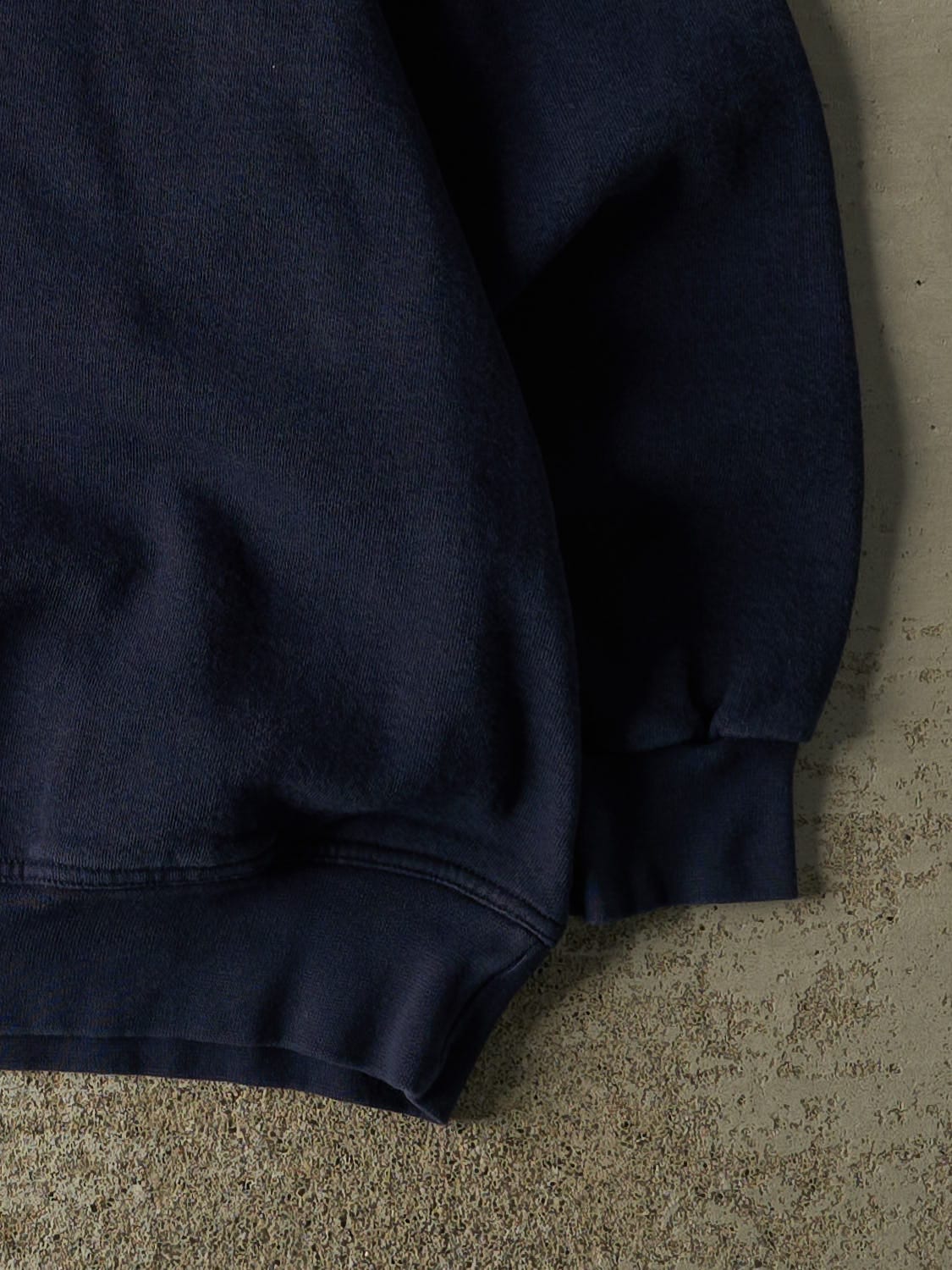 Vintage 90s Navy Blue University of Michigan Wolverines Crewneck (L)