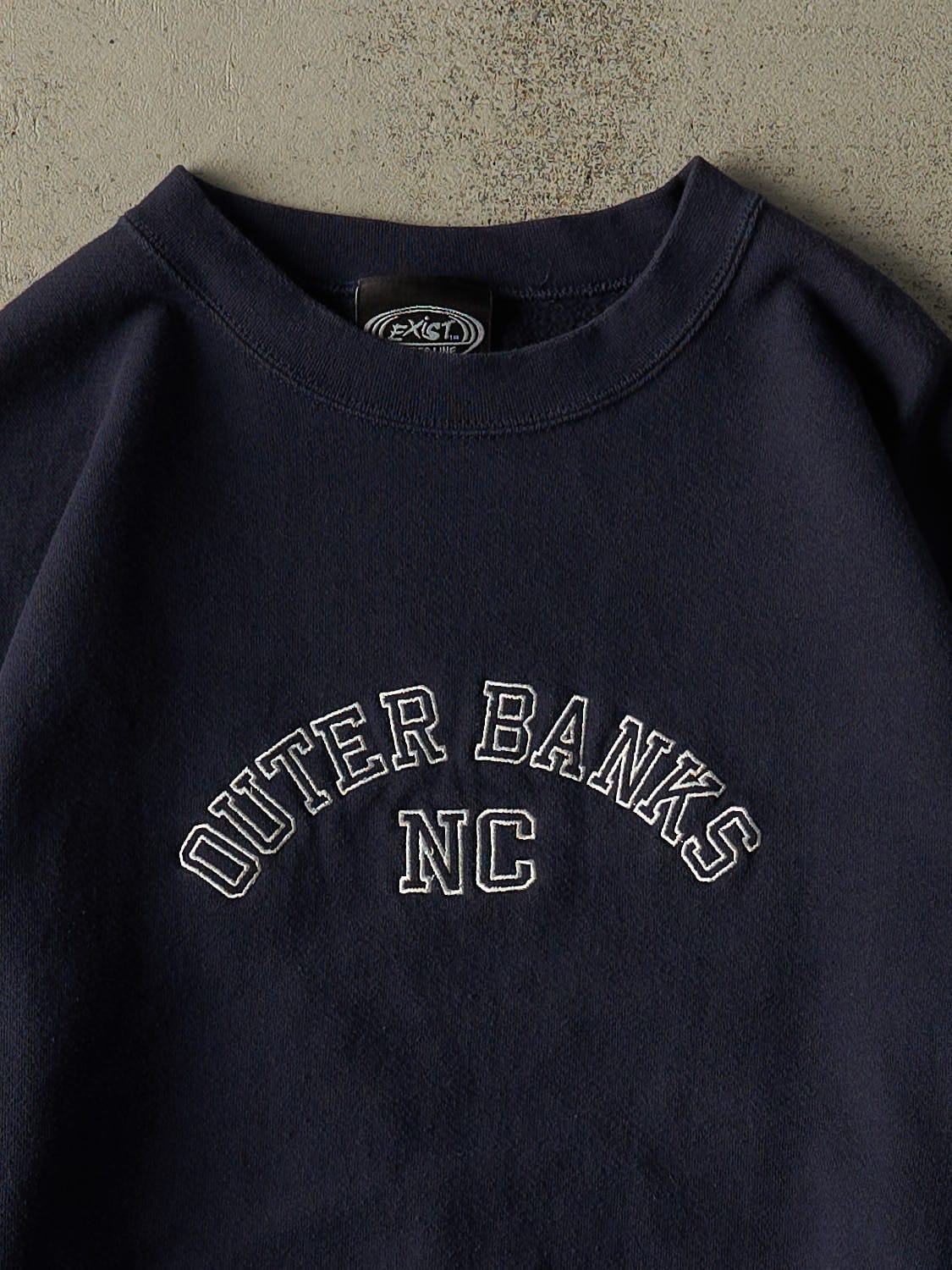 Vintage 90s Navy Blue North Carolina Outer Banks Crewneck (XL/XXL)