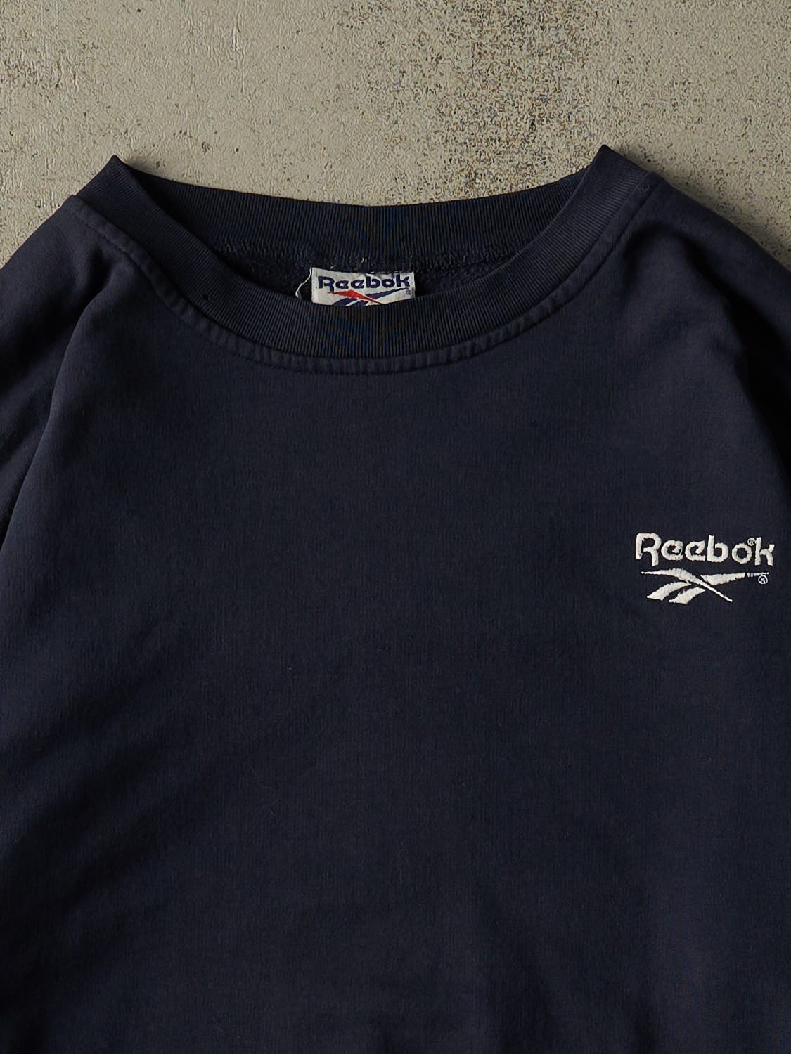 Vintage 90s Navy Blue Reebok Crewneck (M/L)
