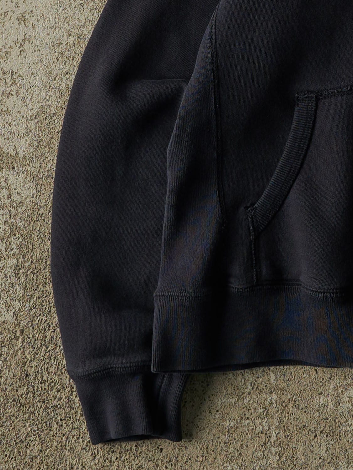 Vintage Y2K Navy Blue Roots Embroidered Zip Up Sweater (XXS/XS)