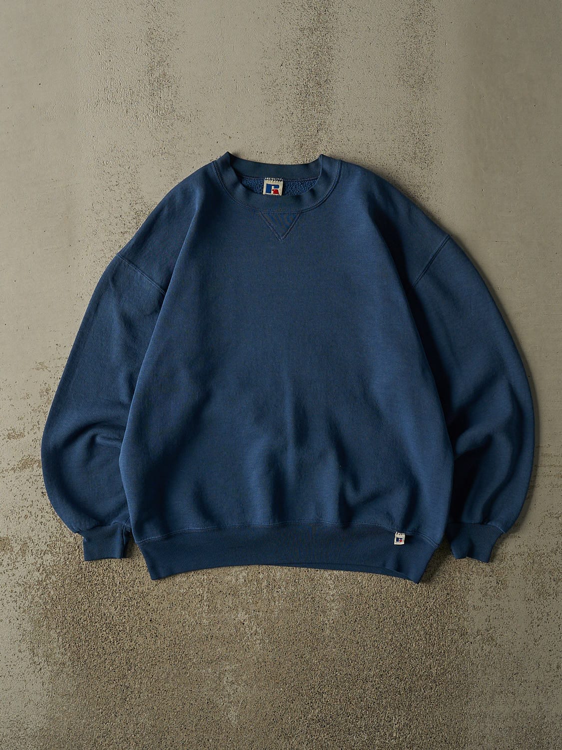 Vintage 90s Blue Russell Athletic Blank Crewneck (L/XL)