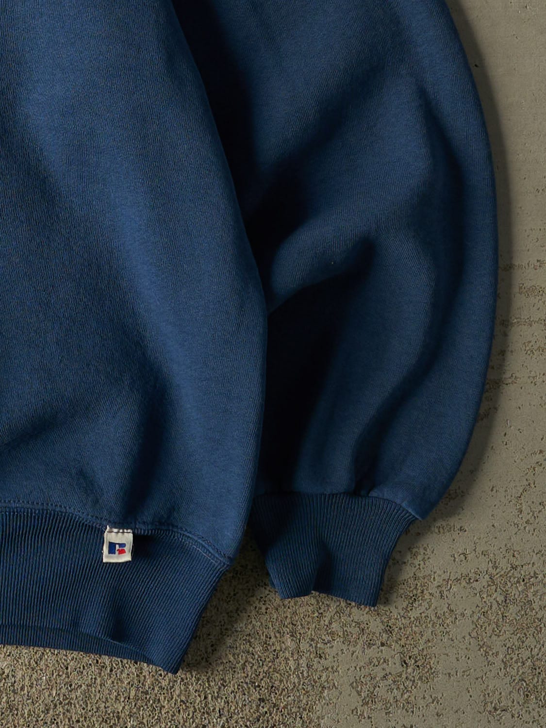 Vintage 90s Blue Russell Athletic Blank Crewneck (L/XL)