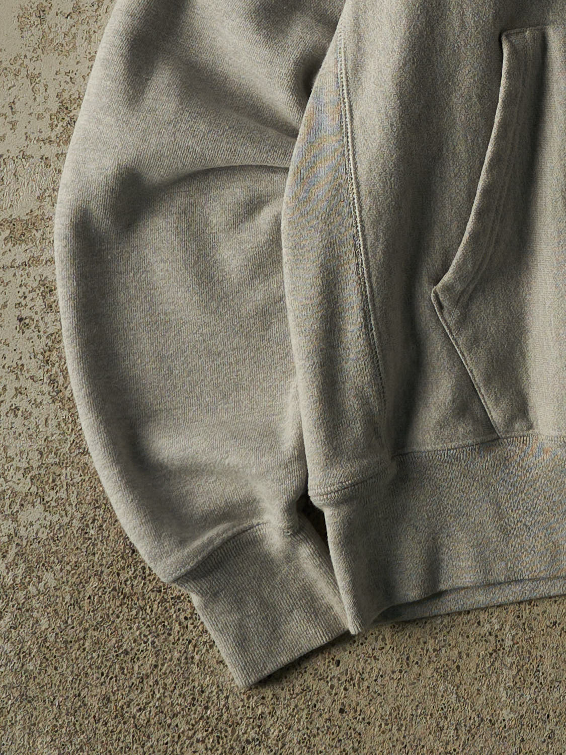 Vintage Y2K Grey Champion Reverse Weave LSU Hoodie (S/M)