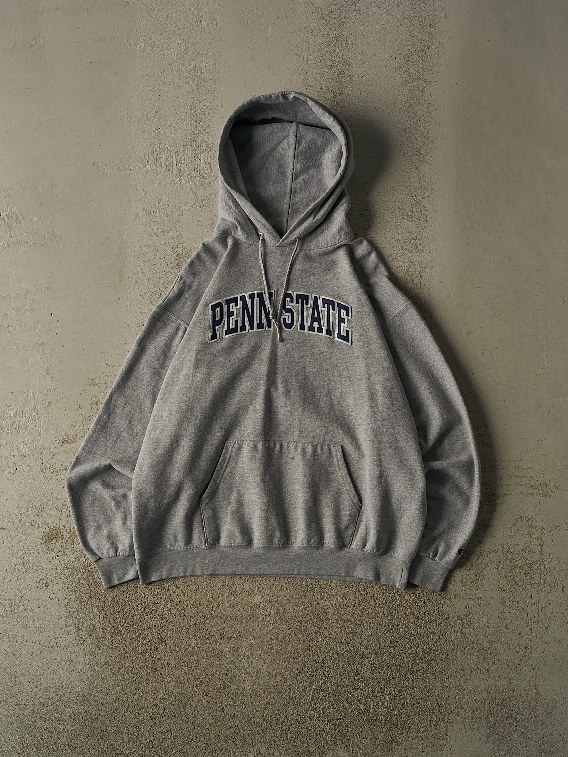 Vintage Y2K Grey Penn State University Embroidered Hoodie (XL)