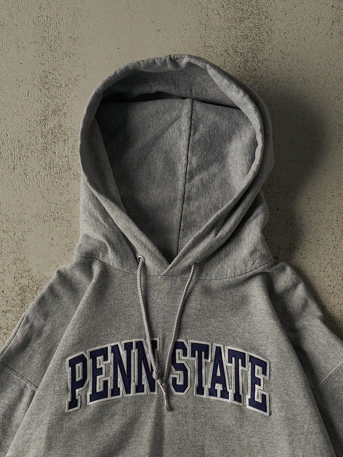 Vintage Y2K Grey Penn State University Embroidered Hoodie (XL)