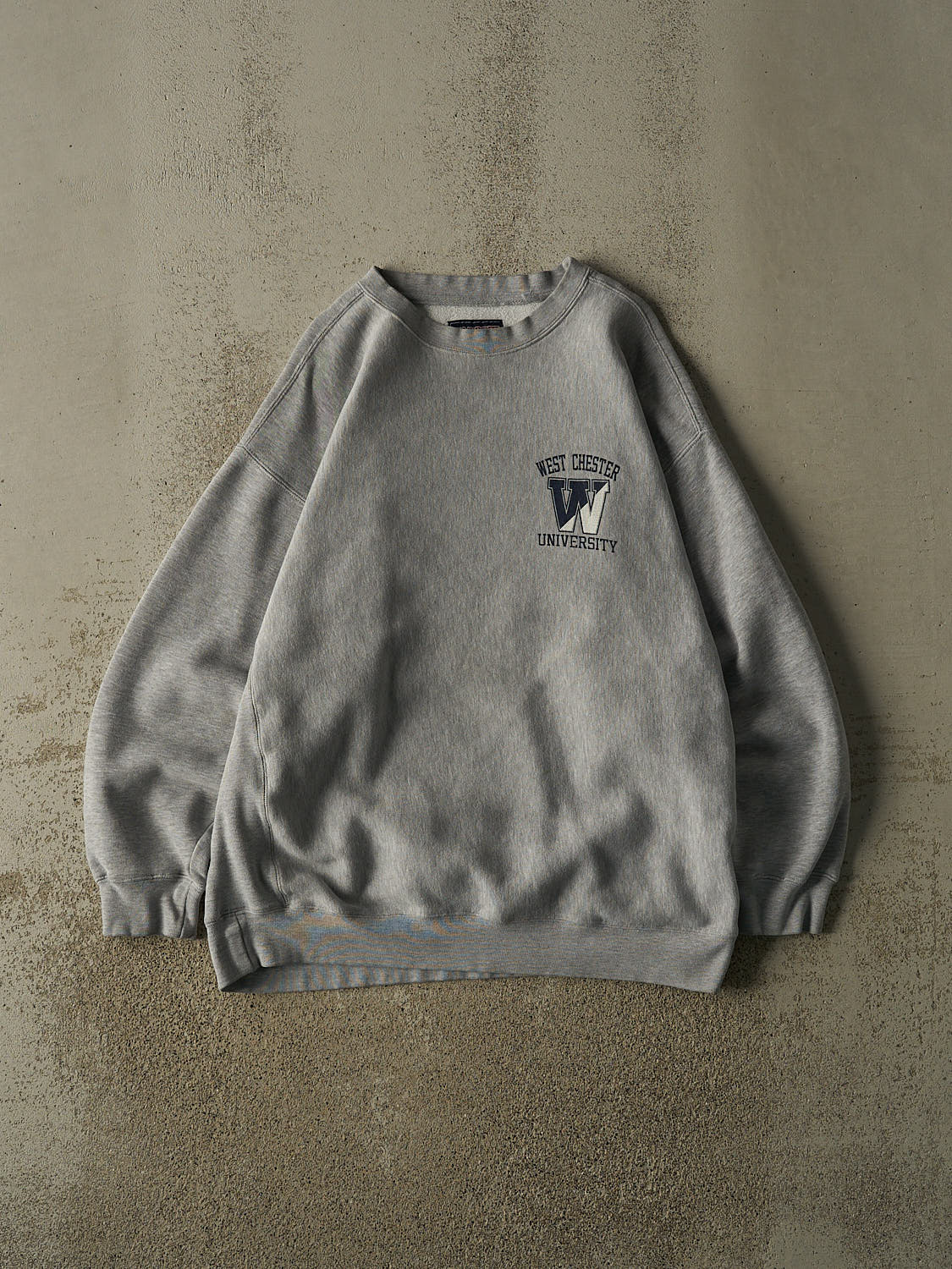 Vintage 90s Grey West Chester University  Crewneck (XL)