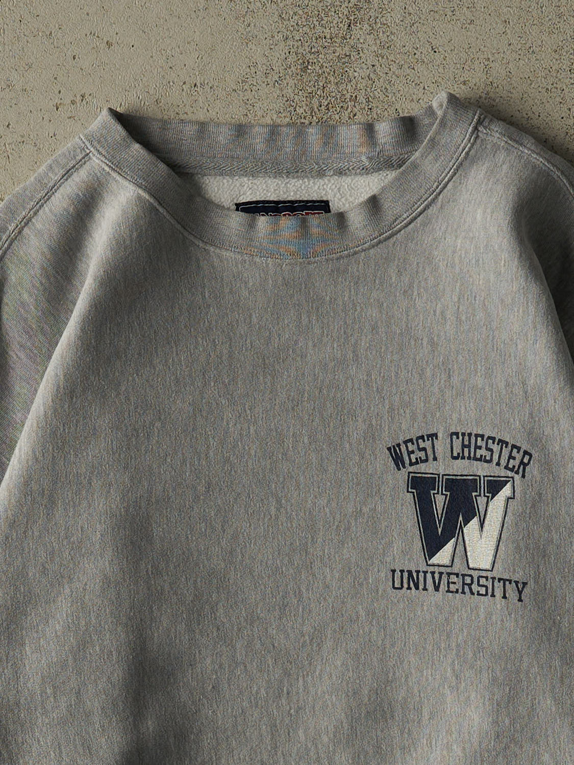 Vintage 90s Grey West Chester University  Crewneck (XL)