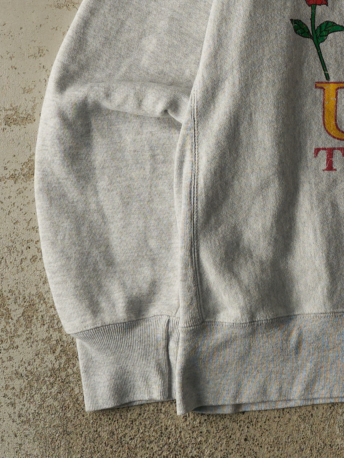Vintage 89' Heather Grey RARE Champion Reverse Weave USC Trojans Rosebowl Crewneck (M/L)