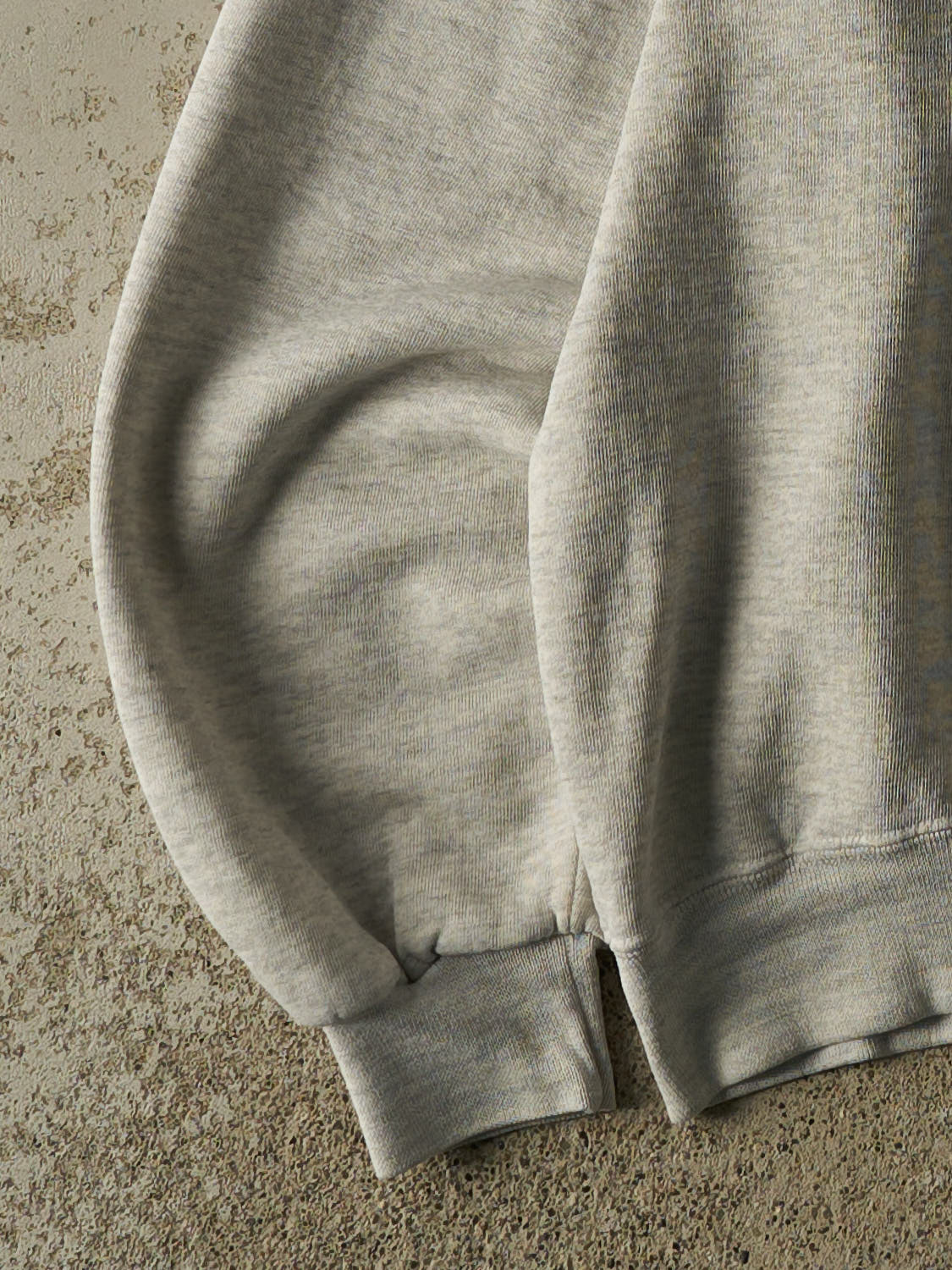 Vintage 90s Heather Grey Russell Athletic Duke University Blue Devils Embroidered Crewneck (M/L)