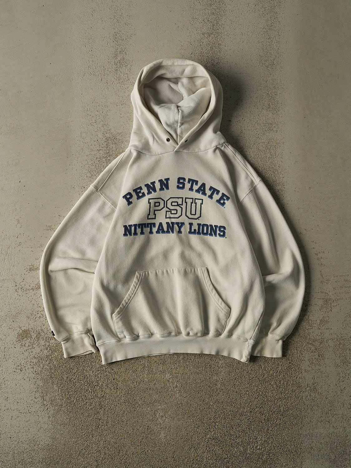Vintage 90s Beige Penn State University  Hoodie (S)