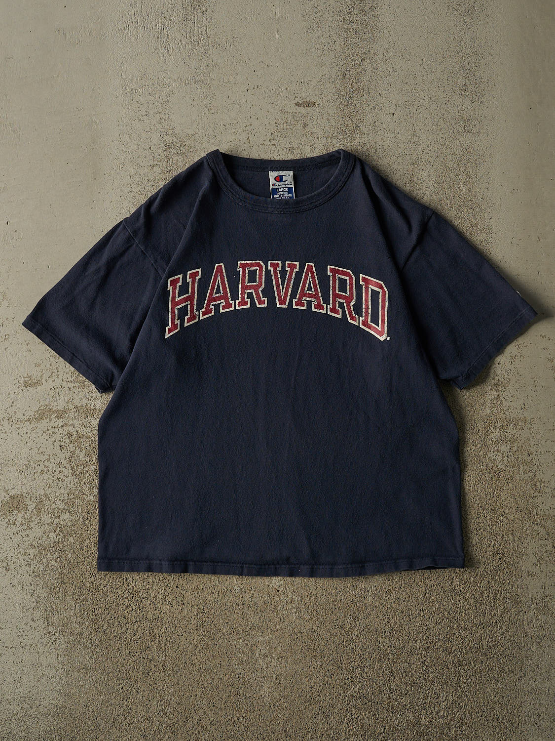 Vintage 90s Navy Blue Harvard University Champion Tee (M/L)