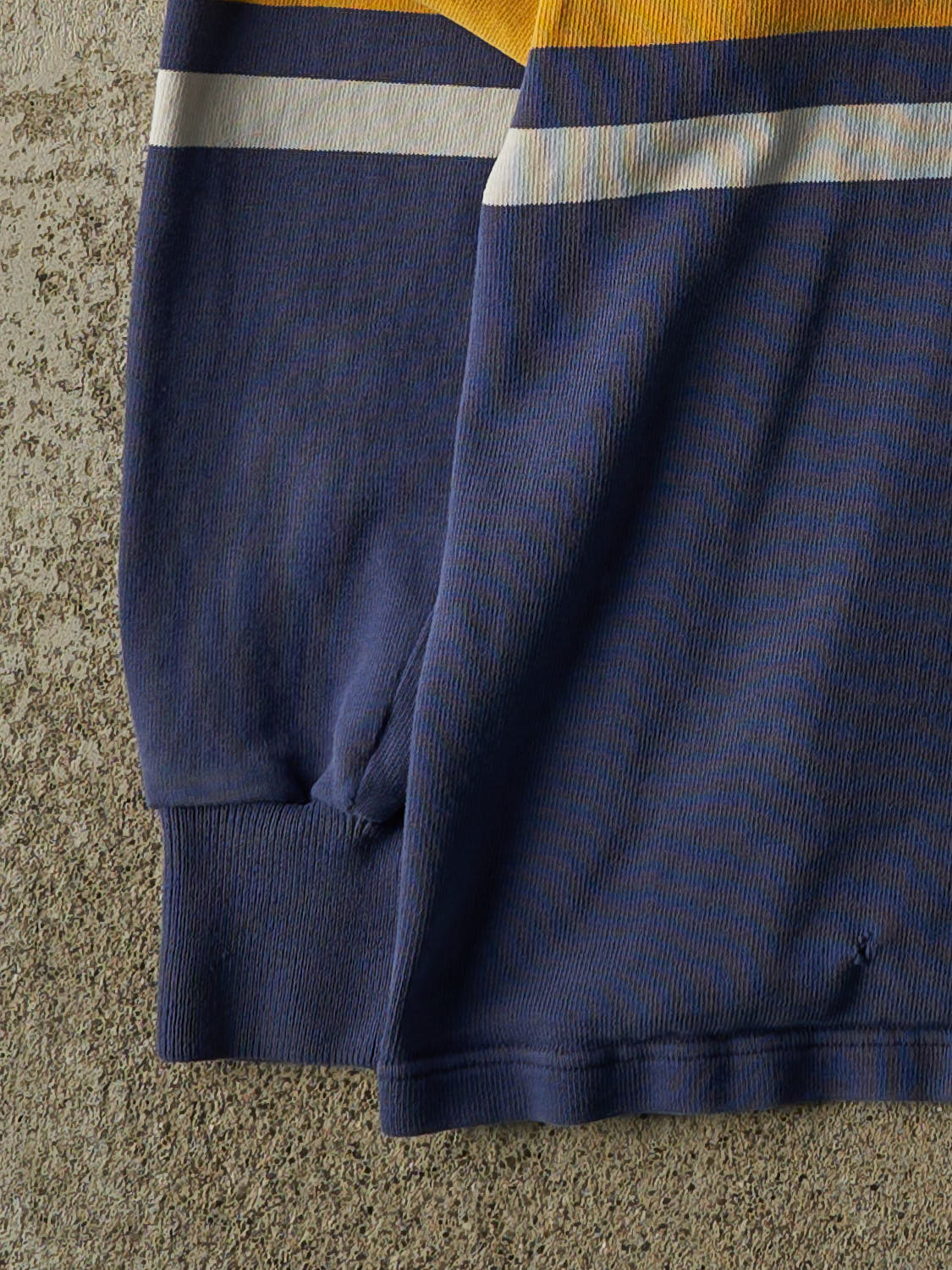 Vintage 90s Blue University of Notre Dame Quarter Button Long Sleeve (XS/S)