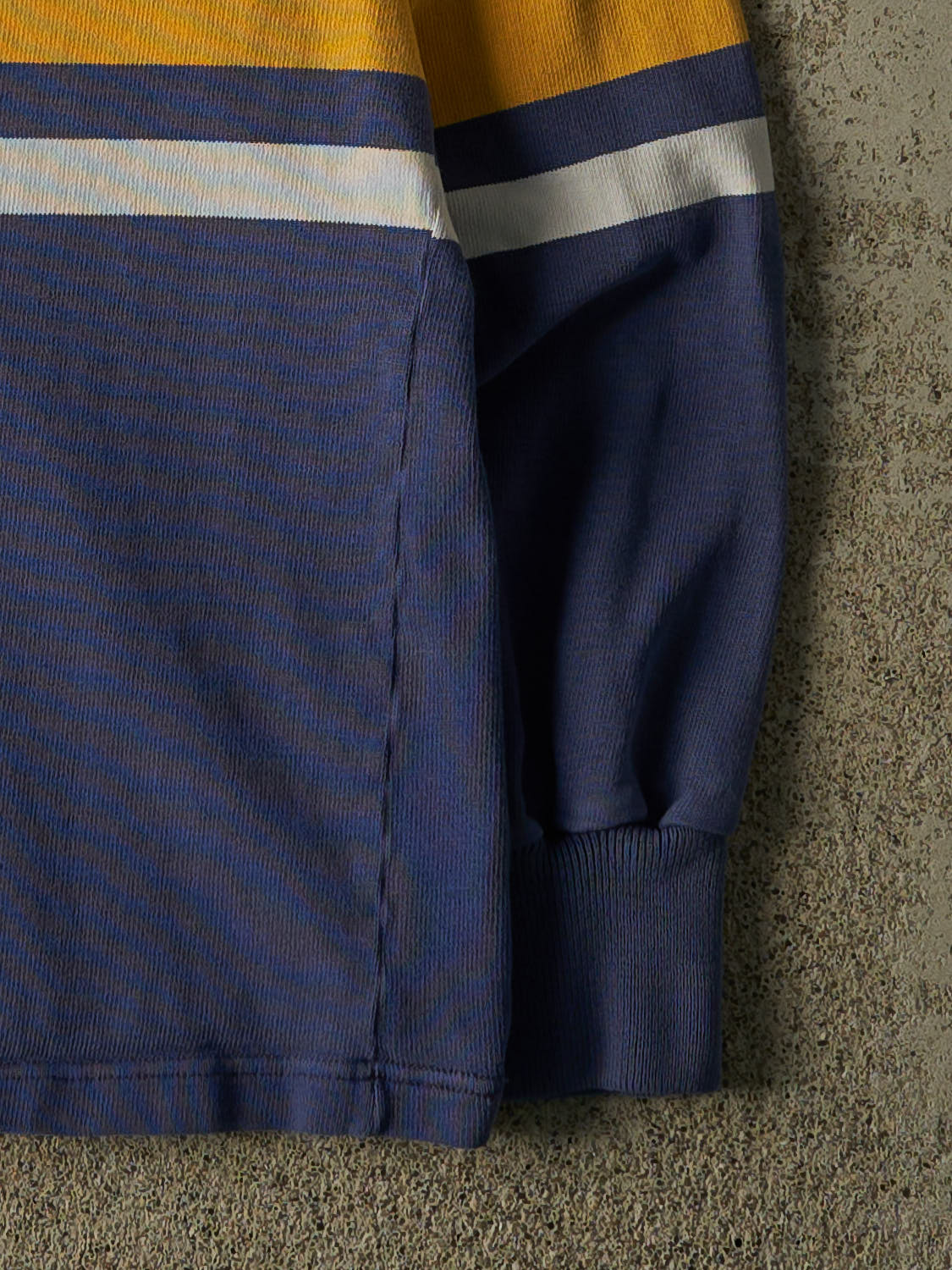 Vintage 90s Blue University of Notre Dame Quarter Button Long Sleeve (XS/S)
