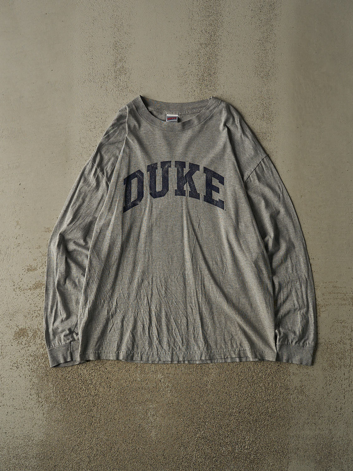 Vintage 90s Grey Duke University  Long Sleeve (L/XL)