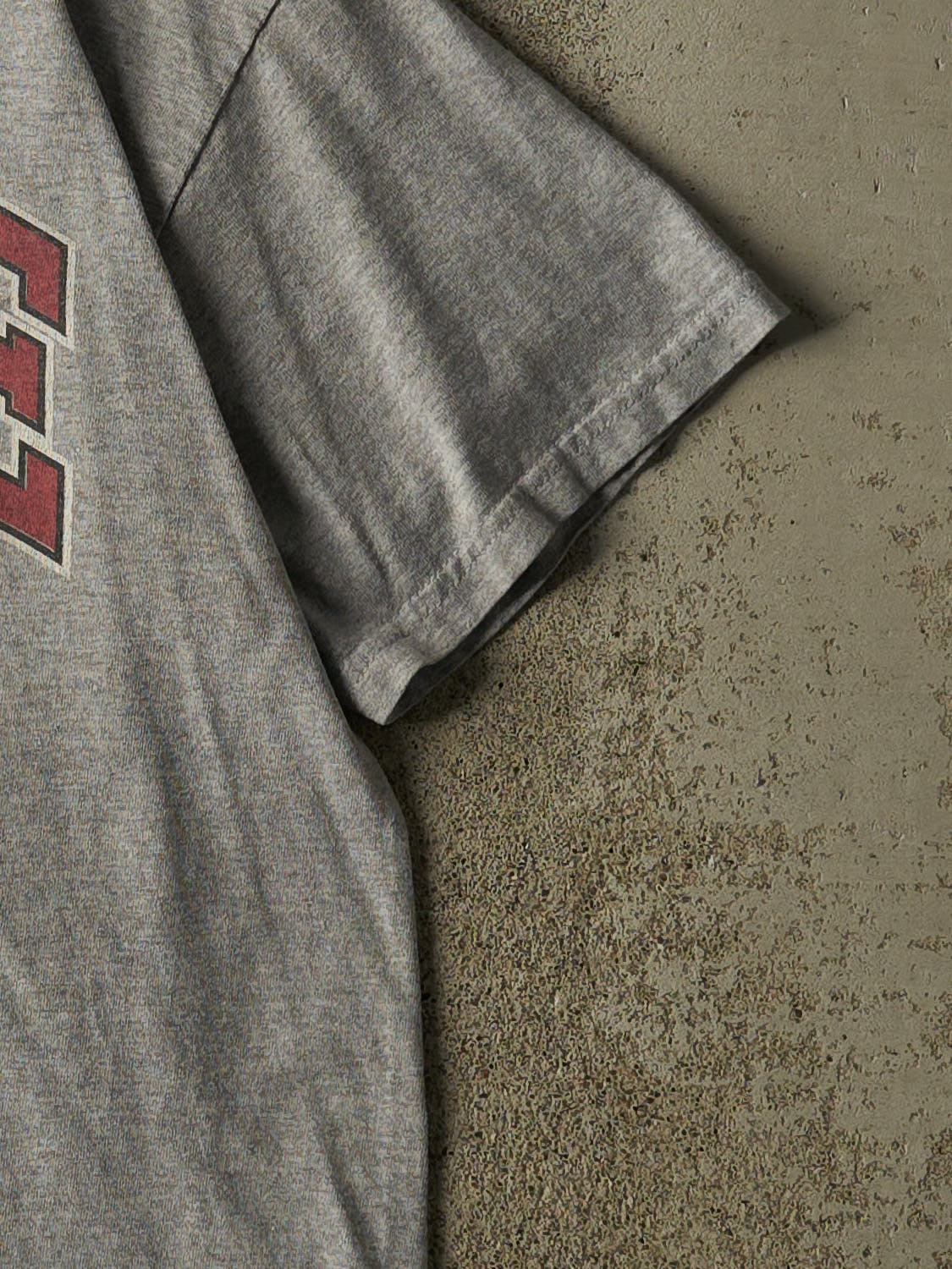 Vintage Y2K Grey Temple University Tee (S/M)