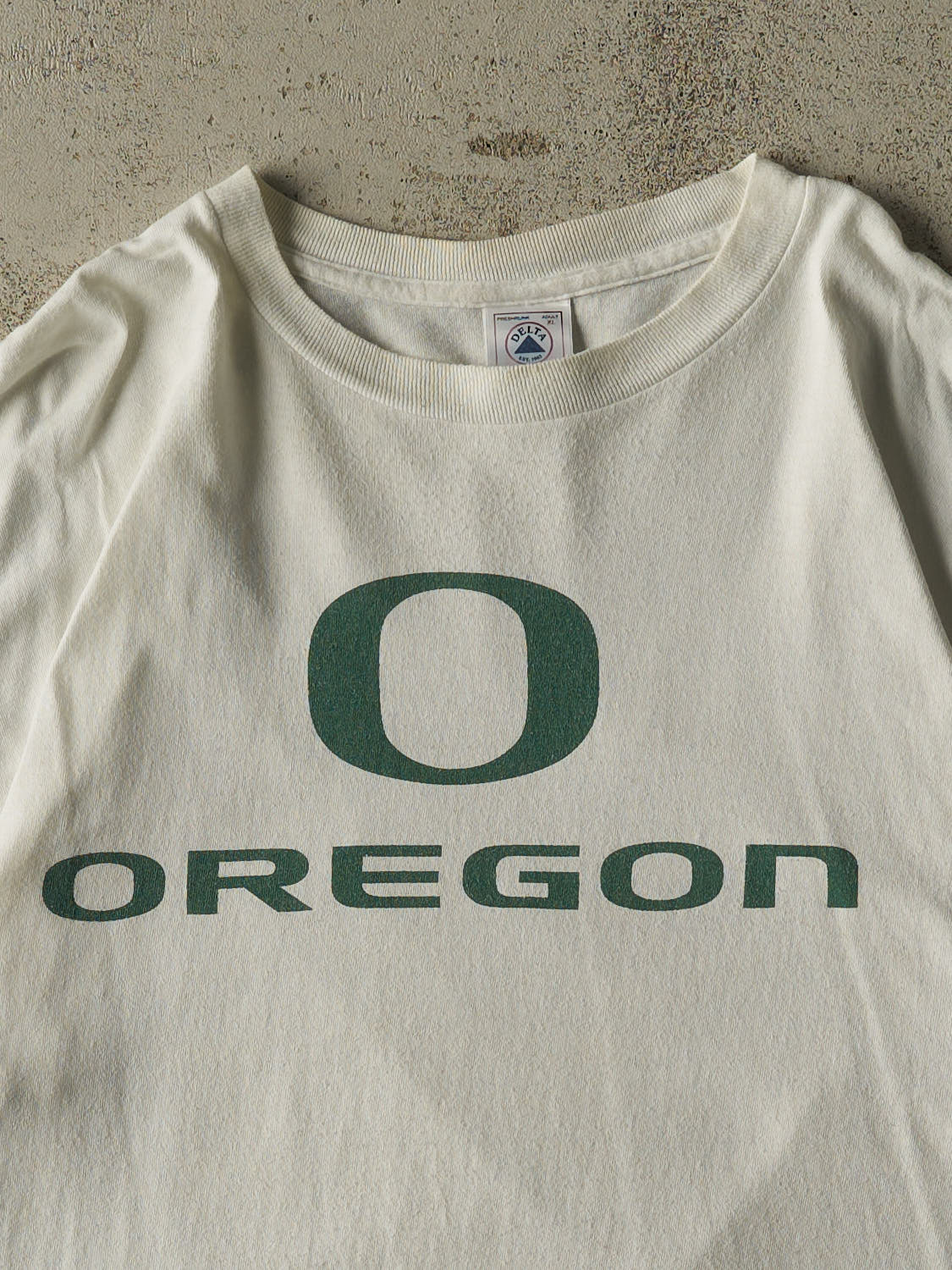 Vintage 90s White University of Oregon   Tee (XL)