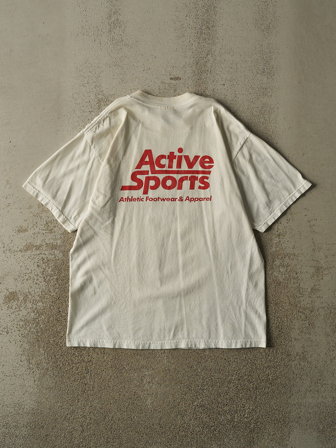 Vintage 90s White University of Wisconsin Badgers Tee (L)
