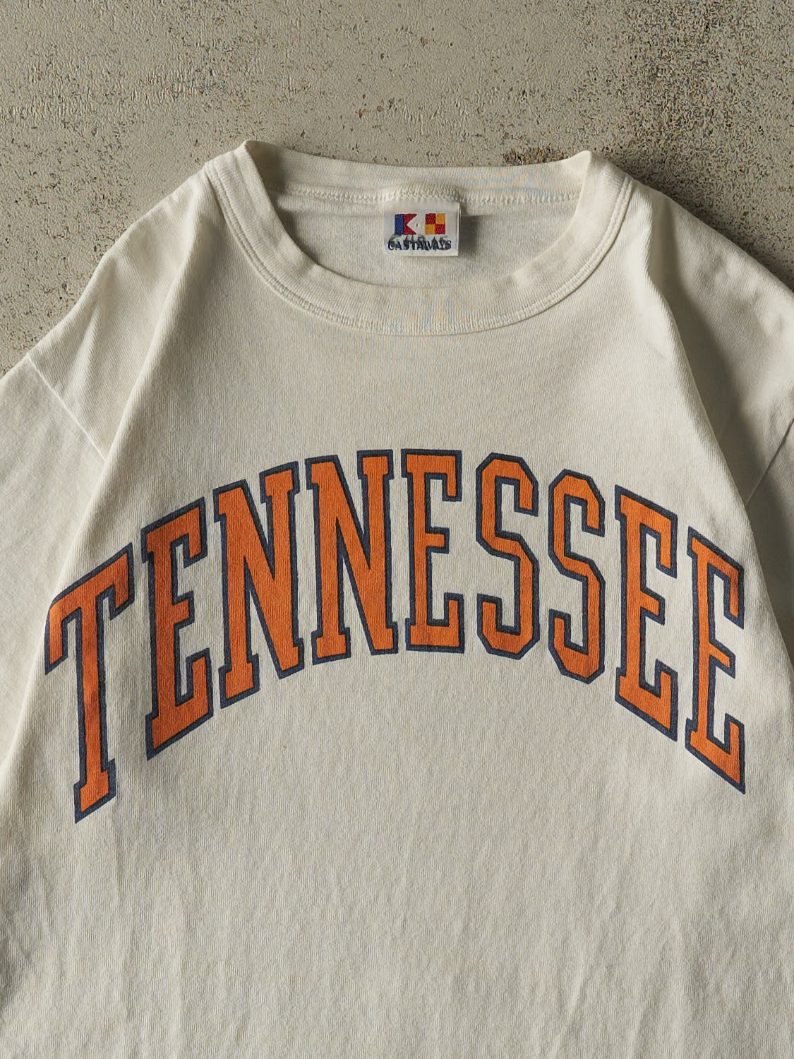 Vintage 90s White University of Tennessee  Tee (S/M)