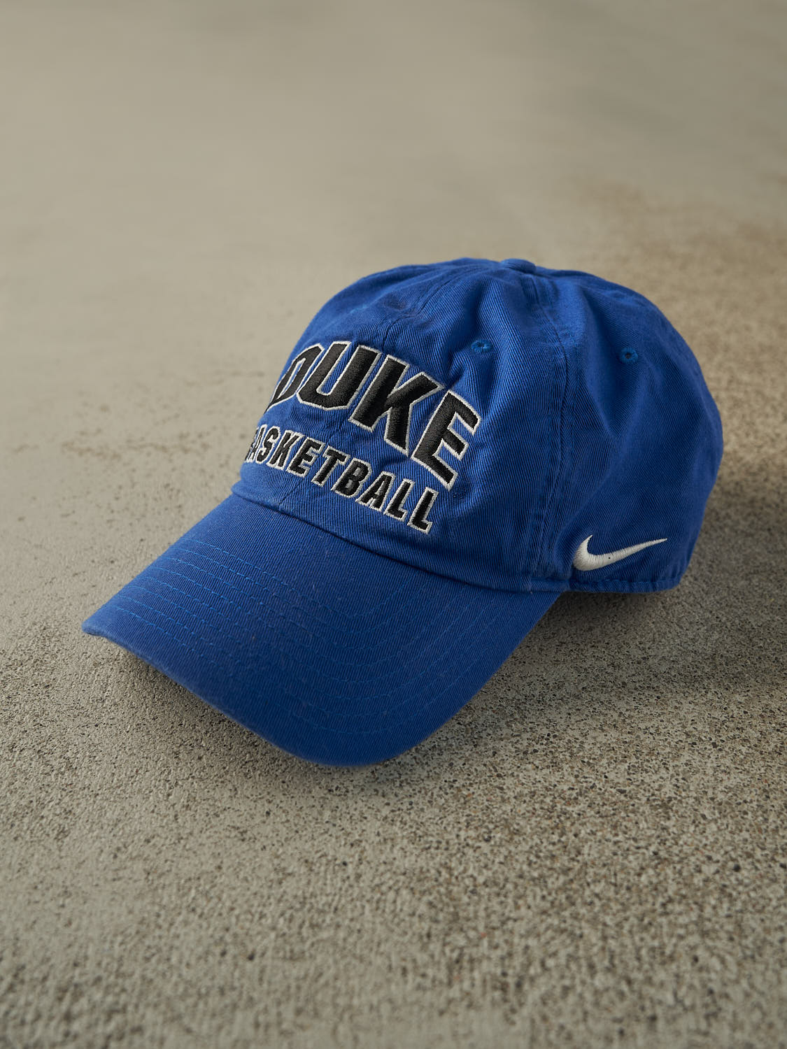 Vintage Y2K Blue Nike x Duke University Basketball Strapback Hat (O/S)
