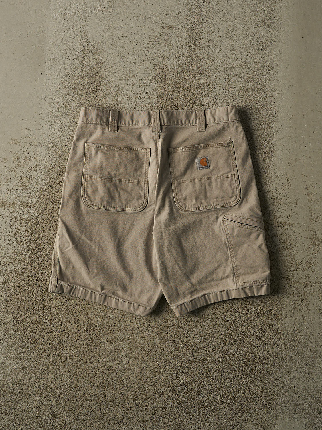 Vintage Y2K Beige Carhartt Work Shorts (32x9.5)