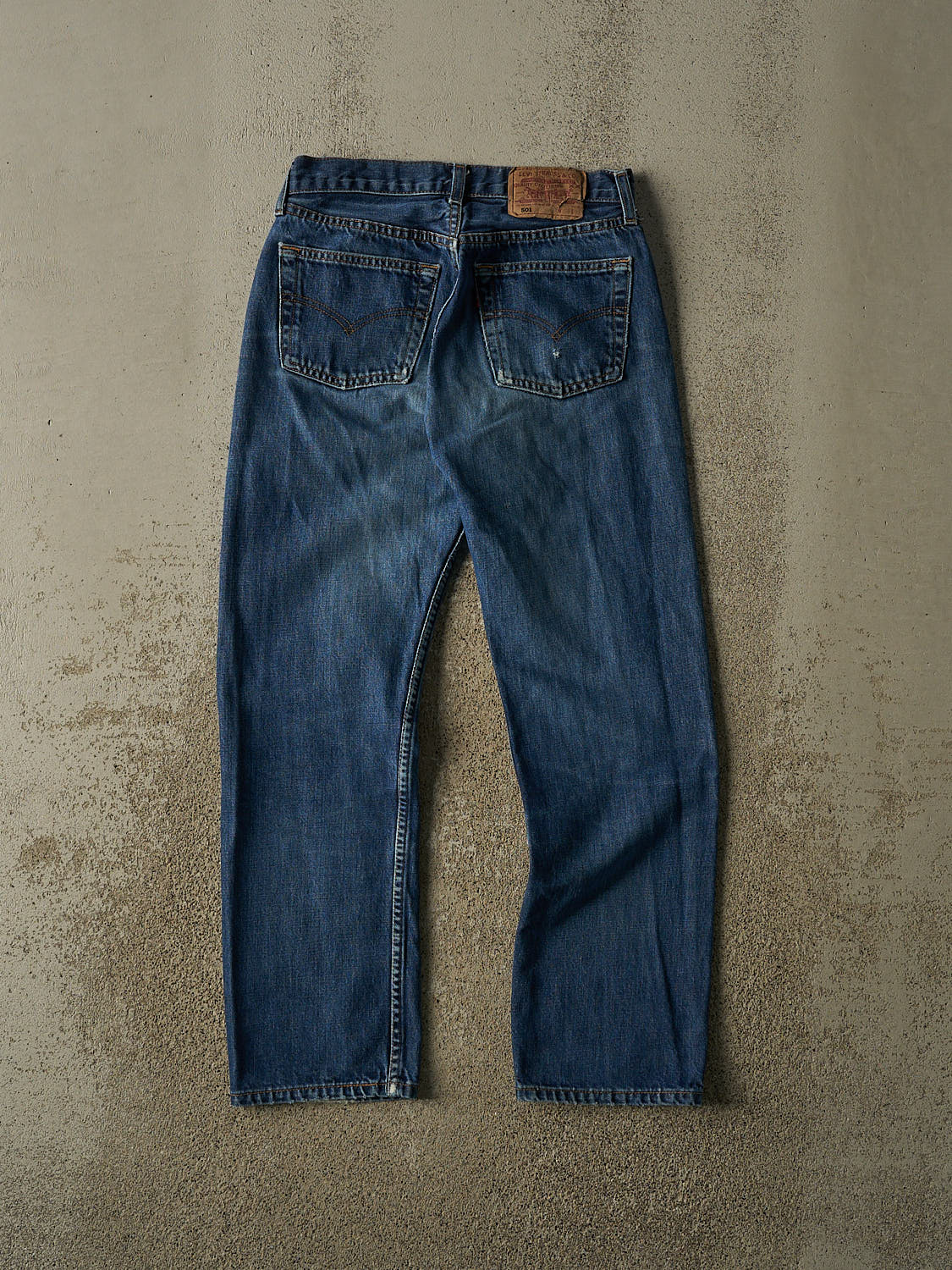 Vintage 90s Dark Wash Levi's 501 Jeans (28x27.5)