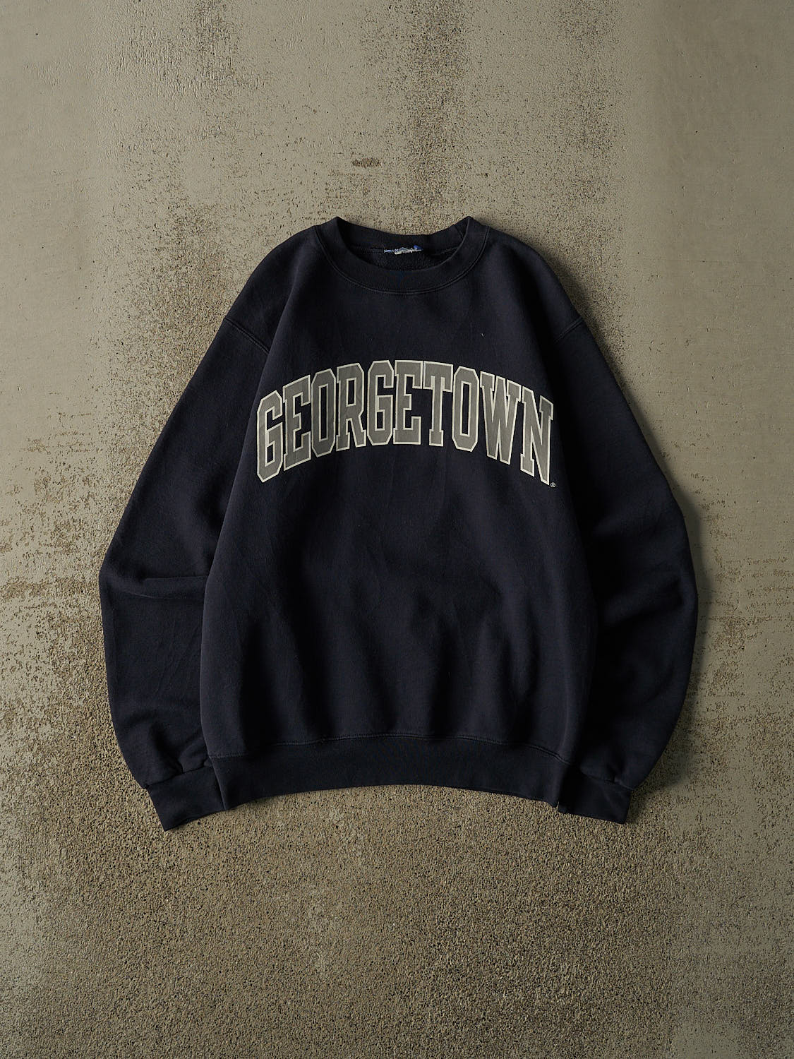 Vintage 90s Navy Blue Georgetown University  Crewneck (XS)