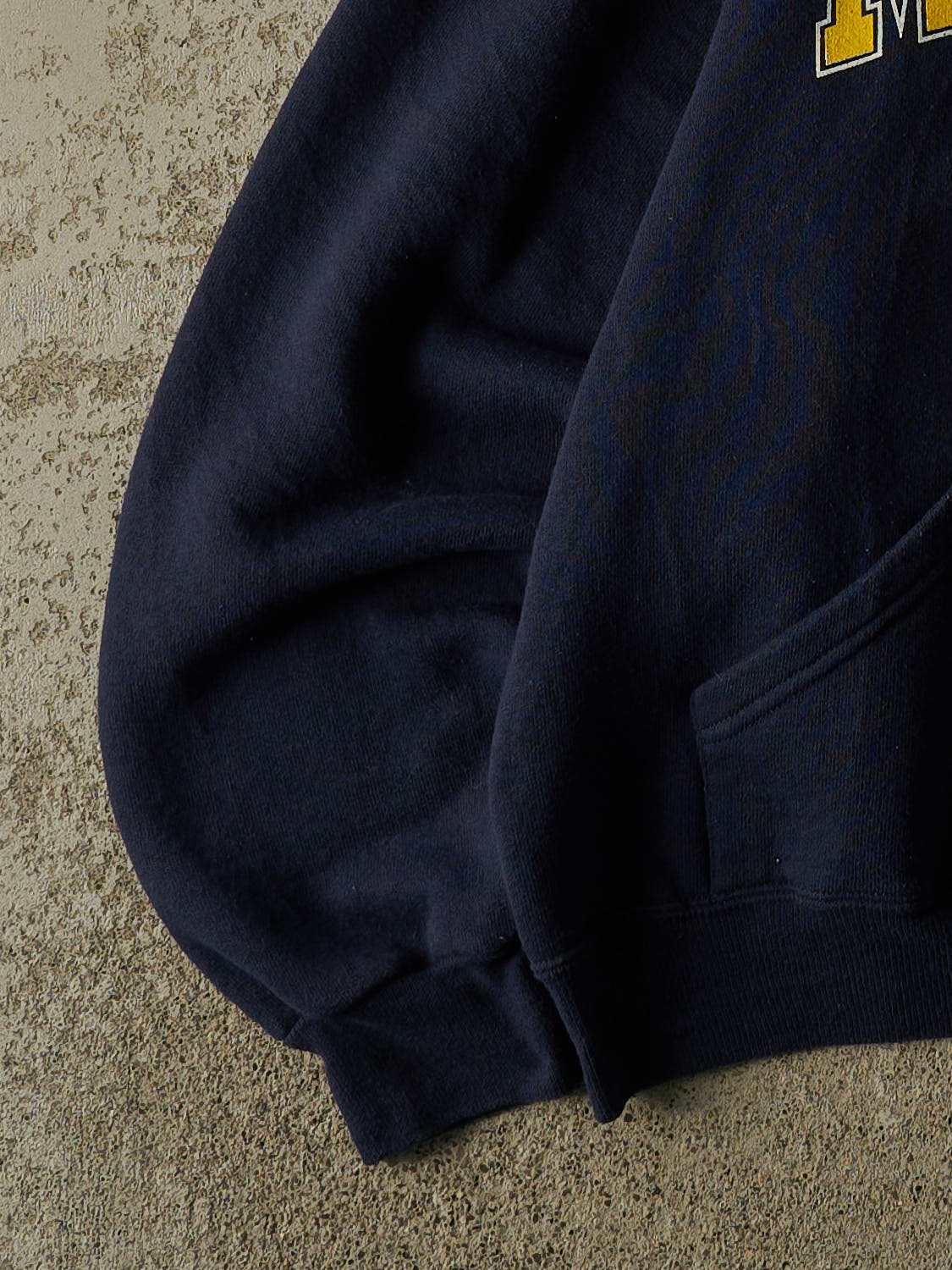 Vintage 90s Blue University of Michigan  Hoodie (M)