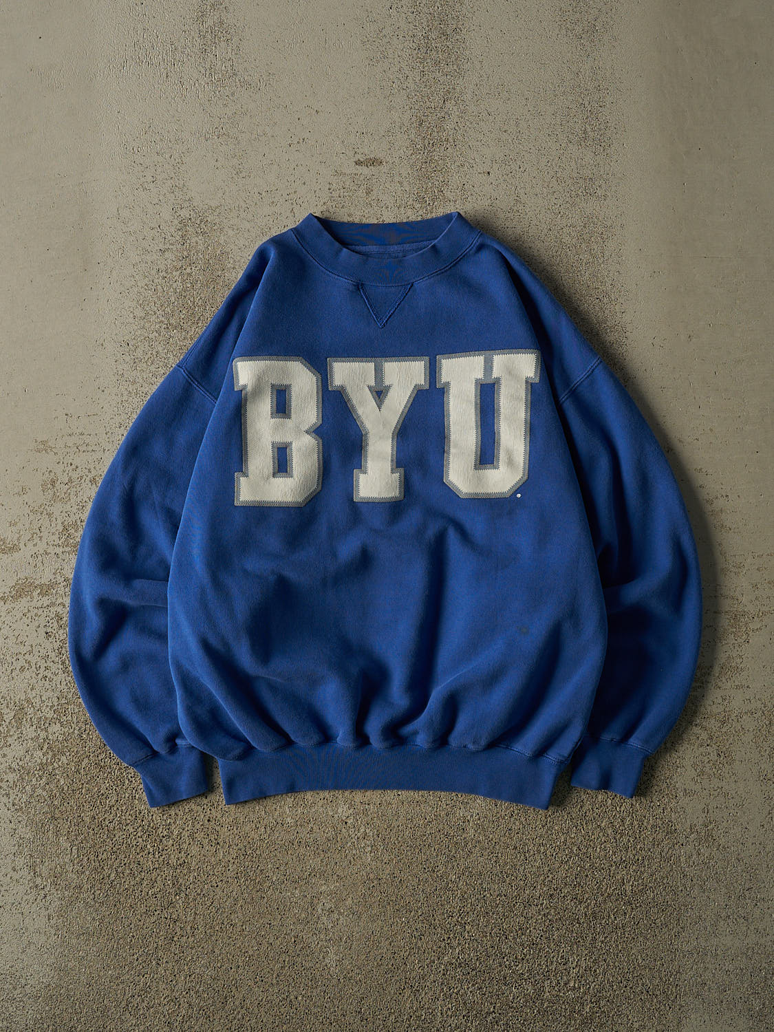 Vintage 90s Blue Brigham Young University  Crewneck (S/M)