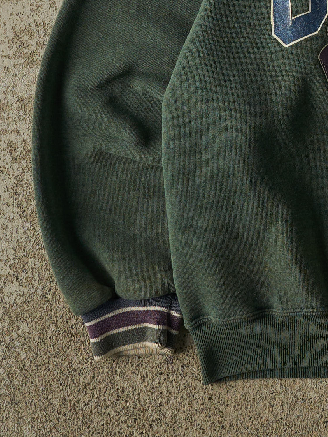 Vintage 94' Sun Faded Green South Western Oregon Community College  Crewneck (L)