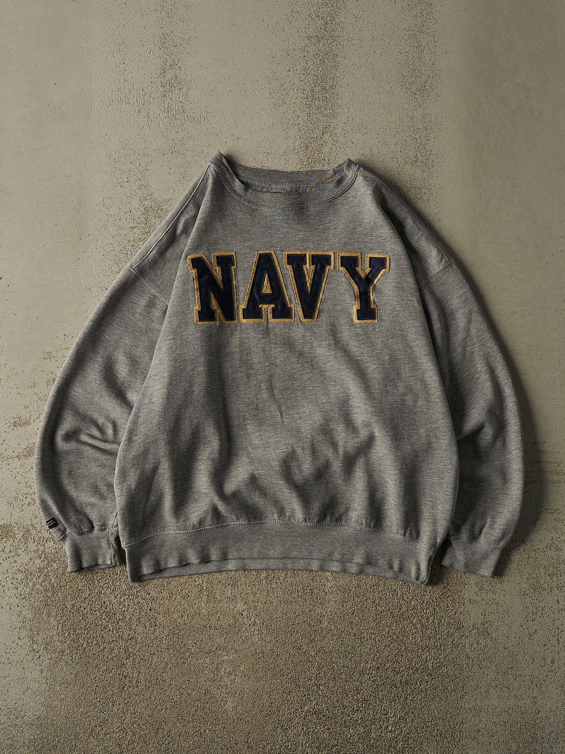 Vintage 90s Grey US Navy Crewneck (XL)